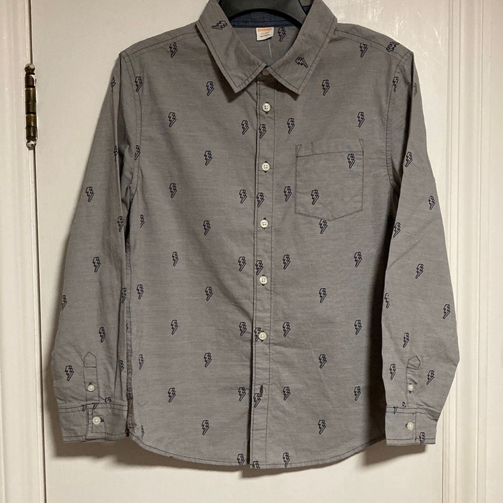 Gymboree Boys Long Sleeve Button Up Shirt NWT